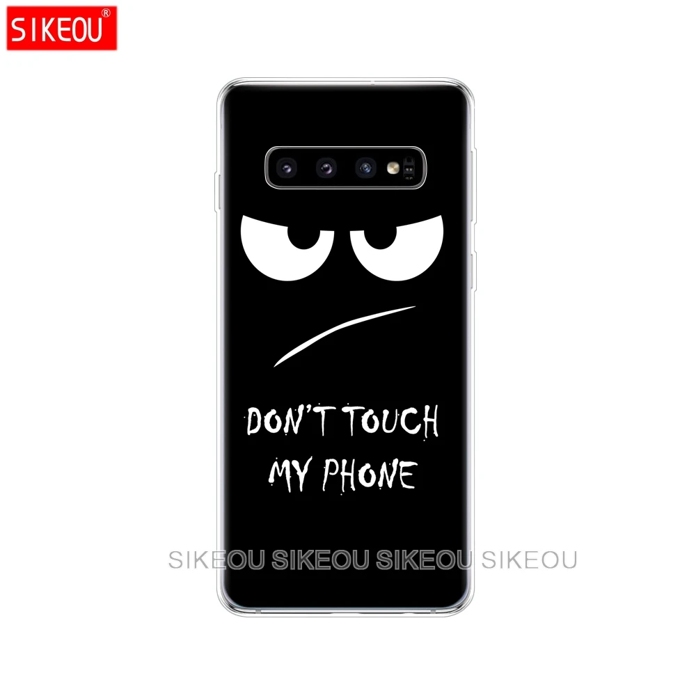 61045 Для samsung Galaxy S10 чехол S10Plus Силиконовый ТПУ чехол для телефона S10 E чехол для samsung S10 Plus G975F S 10 SM-G973F прозрачный - Цвет: 61045