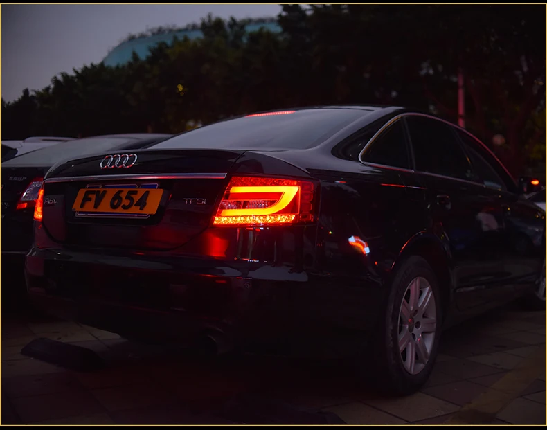Doxa автомобильный Стайлинг задний фонарь для Audi A6 2005-2008 задние фонари светодиодный задний фонарь светодиодный DRL+ тормоз+ Парк+ сигнальный стоп-сигнал