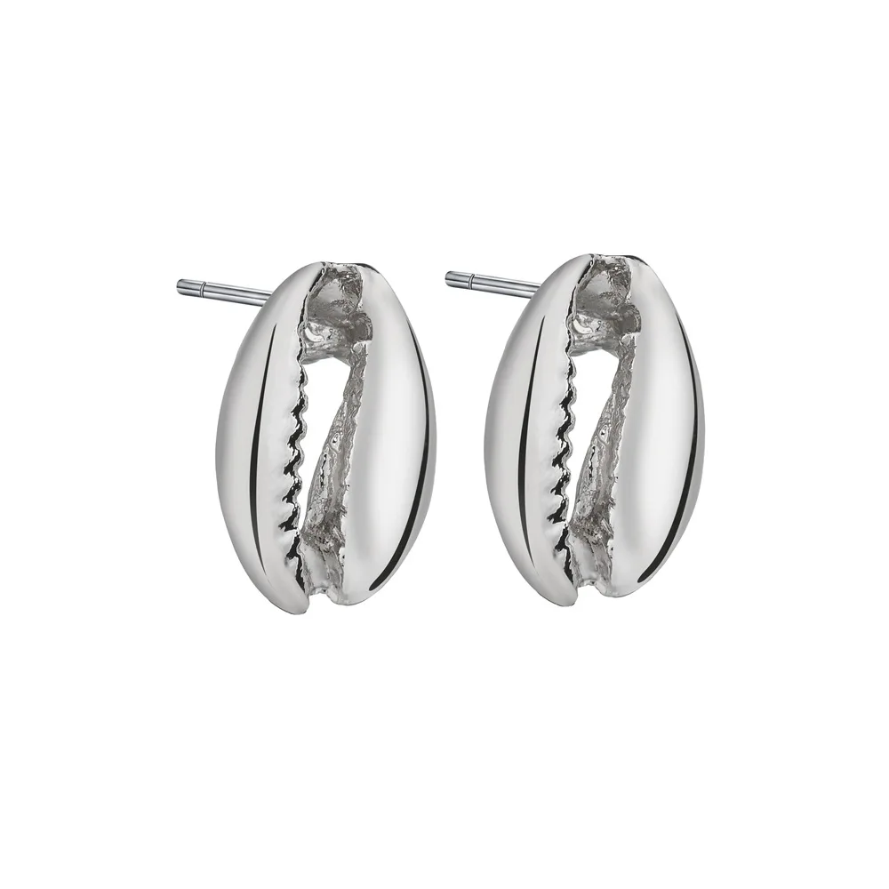 2019 новые европейские Простые милые серебряные пляжные морские раковины в форме