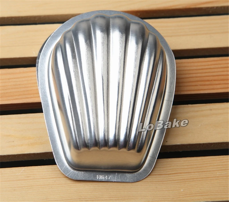 (5 шт./лот) Высококачественная алюминиевая форма для торта Madeline Форма раковины