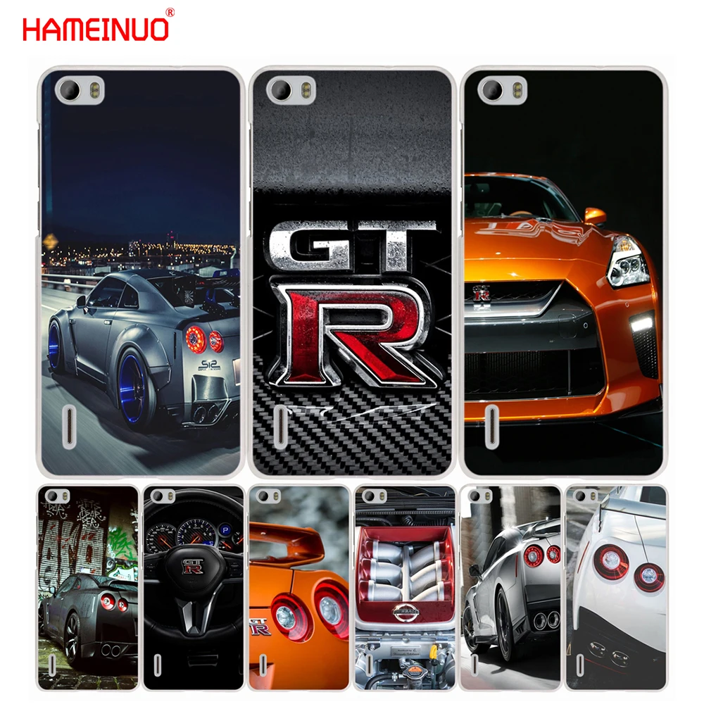HAMEINUO nissan GT R чехол для сотового телефона в спортивном автомобиле huawei honor 3C 4A 4X 4C 5X 6 7