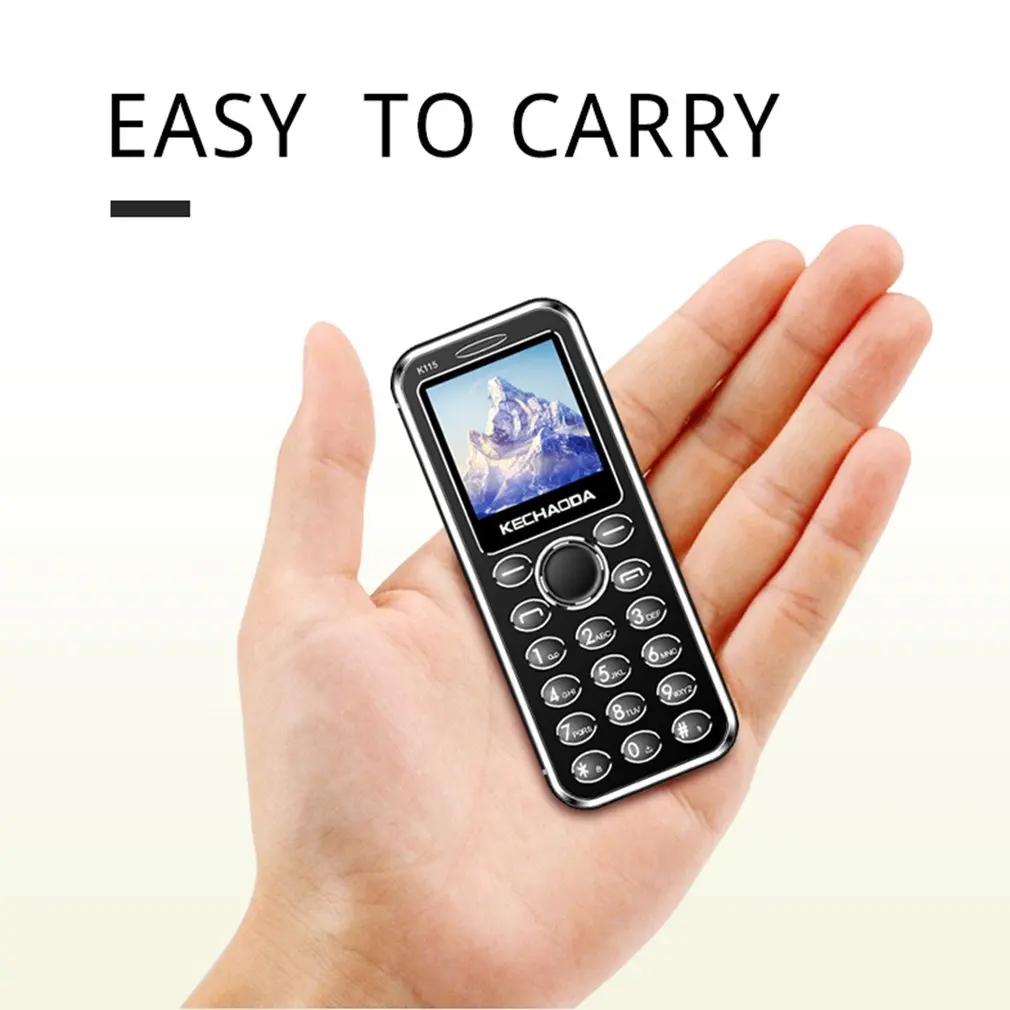 Sper тонкий телефон с картой Blueteach KECHAODA Monblie Phone K116 plus 2G 1," MTK6261DA 32MB 400mAh Dul Sim Dul режим ожидания