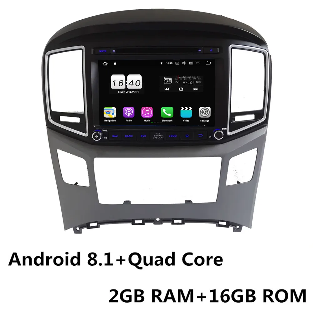 Android 8.1 x 4Core " Восьмиядерный 4G wifi Android 8,1 4 Гб ОЗУ 64 Гб ПЗУ автомобильный DVD мультимедийный плеер Радио стерео для hyundai H1 Grand Starex - Цвет: Android 8.1 x 4Core