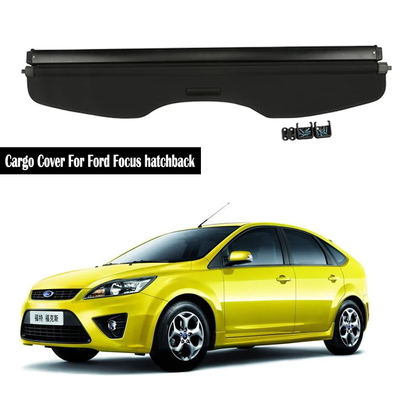 Задняя крышка груза для хэтчбека Ford Focus 2005 2006 2007 2008 2009 2010 2011 защитный экран