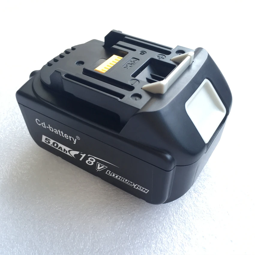 Замена 18V 5 0 mAh 6 литиевые электроинструменты батарея светодиодный дисплей