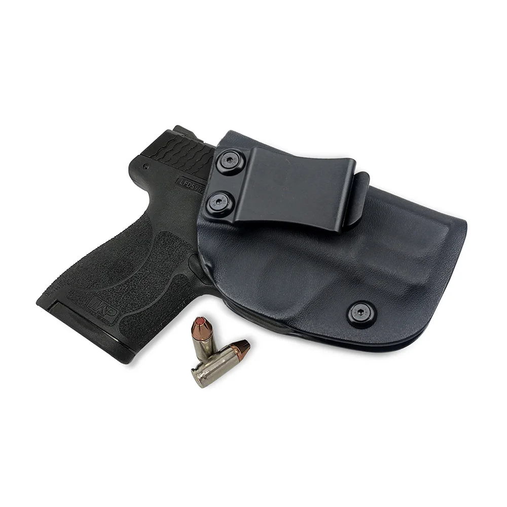 Right Hand Vapanda охотничий Kydex кобура черный пистолет кобура для Smith Wesson M& P щит 9 мм/. 40 S& W IWB скрытый носить кобуры для пистолета - Цвет: Right Hand