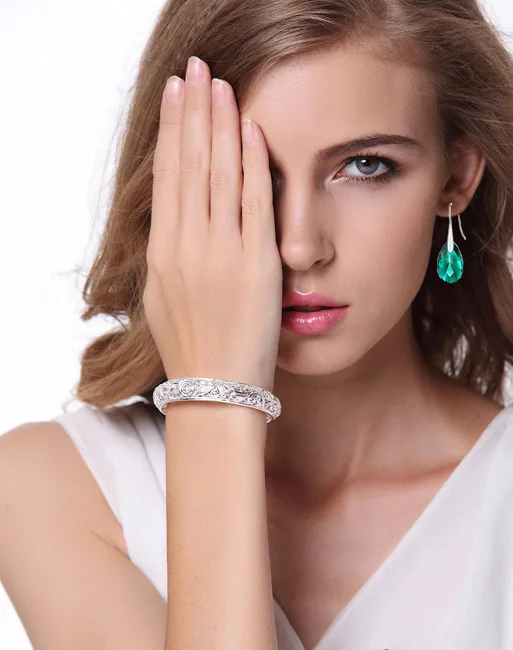 Женские серьги подвески с австрийскими кристаллами|tear drop|drop earringsearrings fashion |