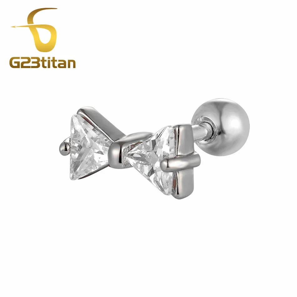 Ear Tragus Цвета: золотистый, серебристый Цвет для пирсинга круглая Линия Серьги-клаймберы длинные серьги изогнутая перекладина серьги изысканные серьги-клаймберы золотые серьги ювелирные изделия в виде растений - Окраска металла: Ear Tragus