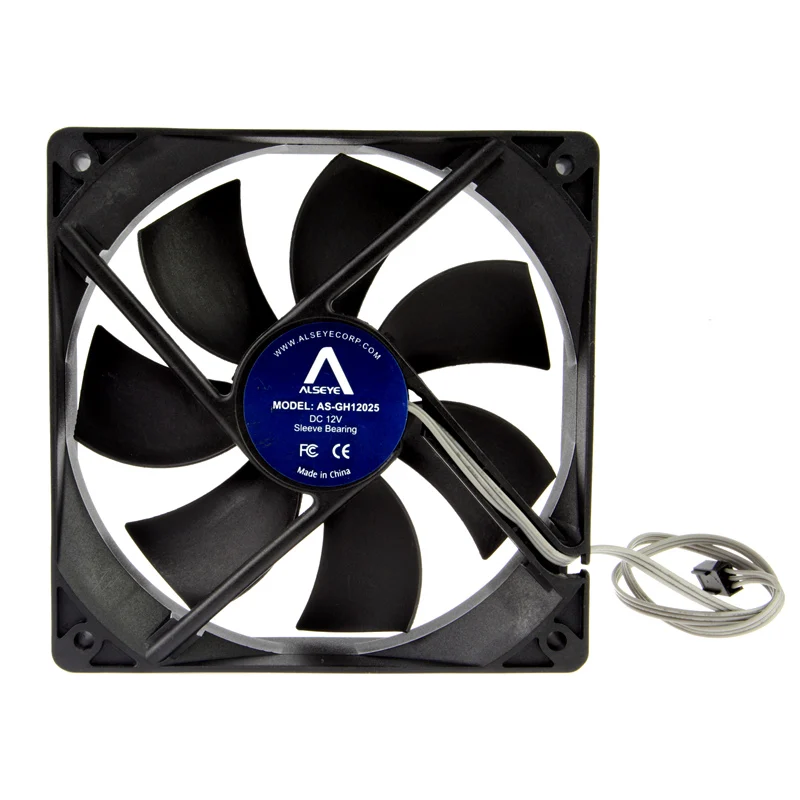 Alseye 120 мм компьютер Вентилятор Cooler 1600 об./мин. 3pin 12 В вентилятор радиатора (10 шт.)