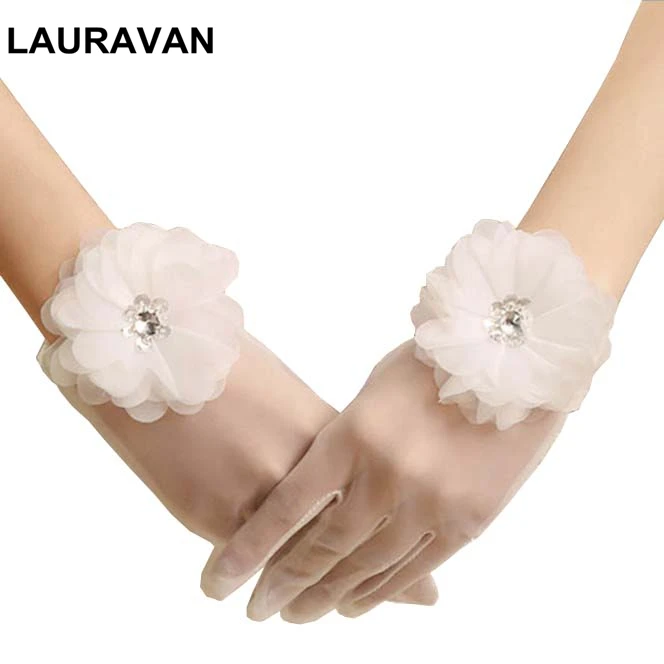 Женские винтажные солнцезащитные перчатки с цветами простые женские защитой от