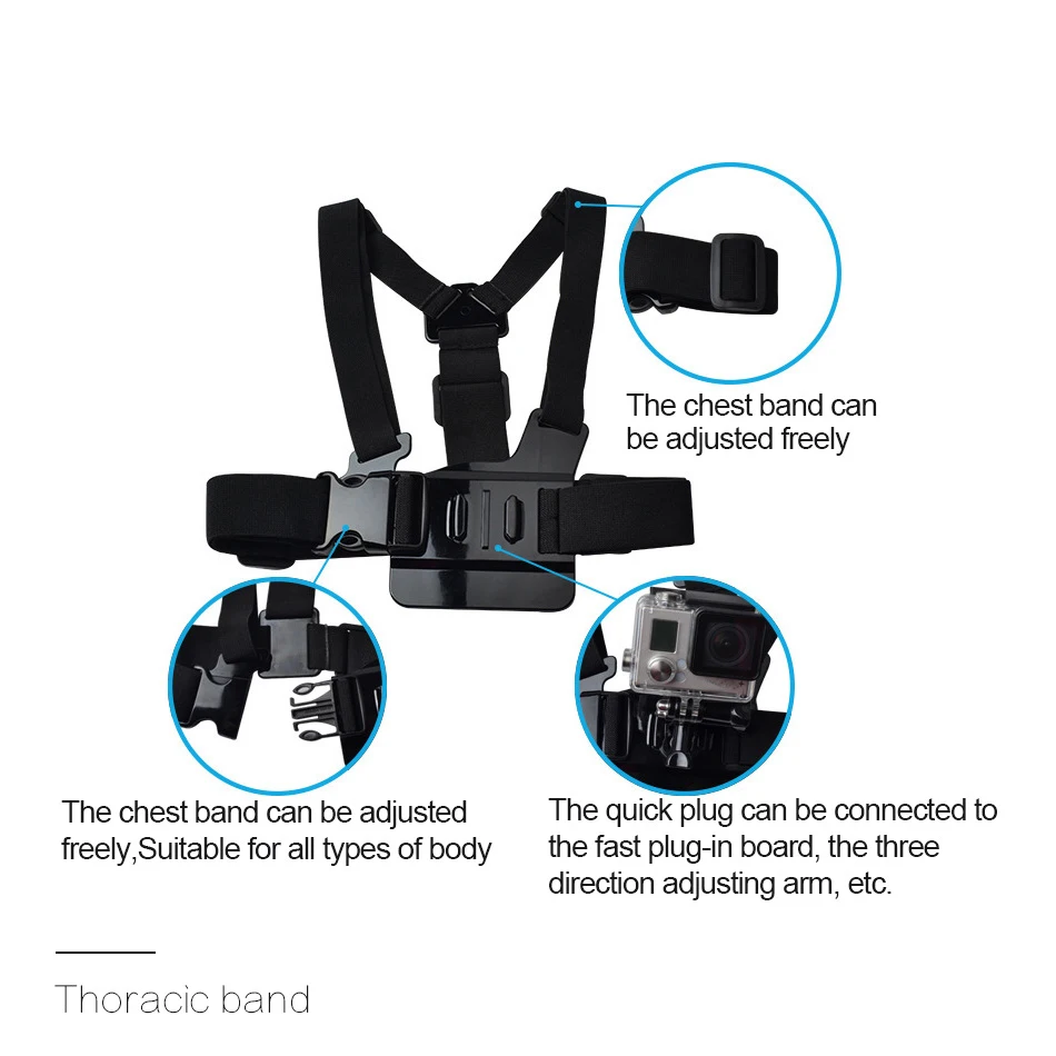 KEXU Front Side Helmet Accessories Set J-shaped Buckle Base Support Mount for GoPro Hero 4 5 Go Pro Kits | Электроника