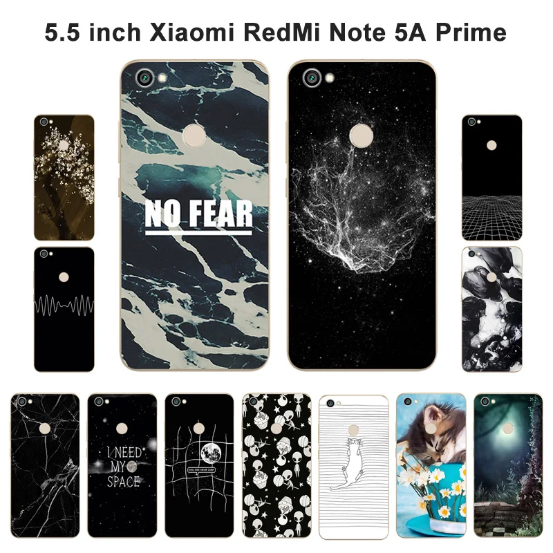 Чехлы для Xiaomi Redmi Note 5A Prime чехол из ТПУ с аэрокосмическим рисунком телефона Hongmi 5a |
