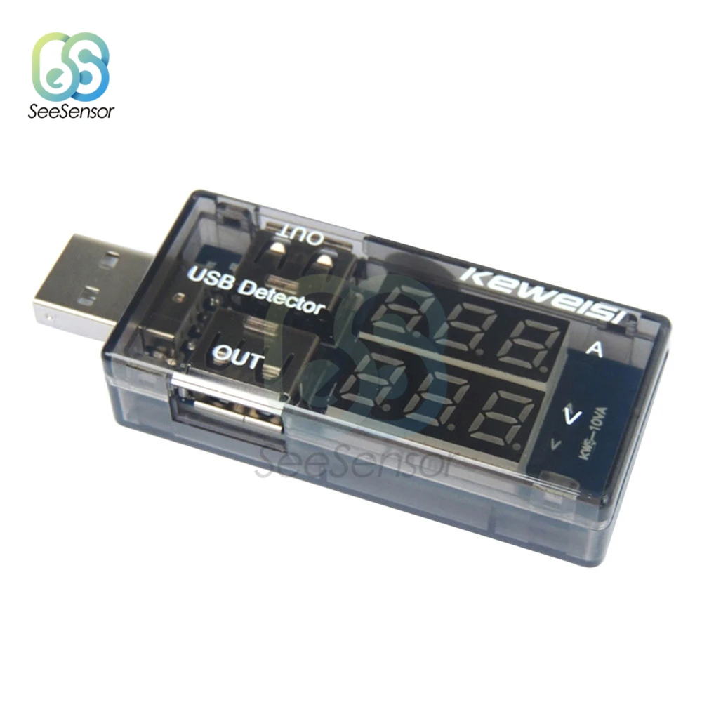 Цифровой USB Мобильный зарядный ток тестер напряжения метр мини USB зарядное устройство Доктор Вольтметр Амперметр