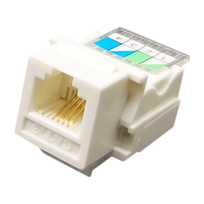 10 Units -Keystone Plug Wall Jack RJ11 Voice Module Cat3 Telephone Keystone | Мобильные телефоны и аксессуары