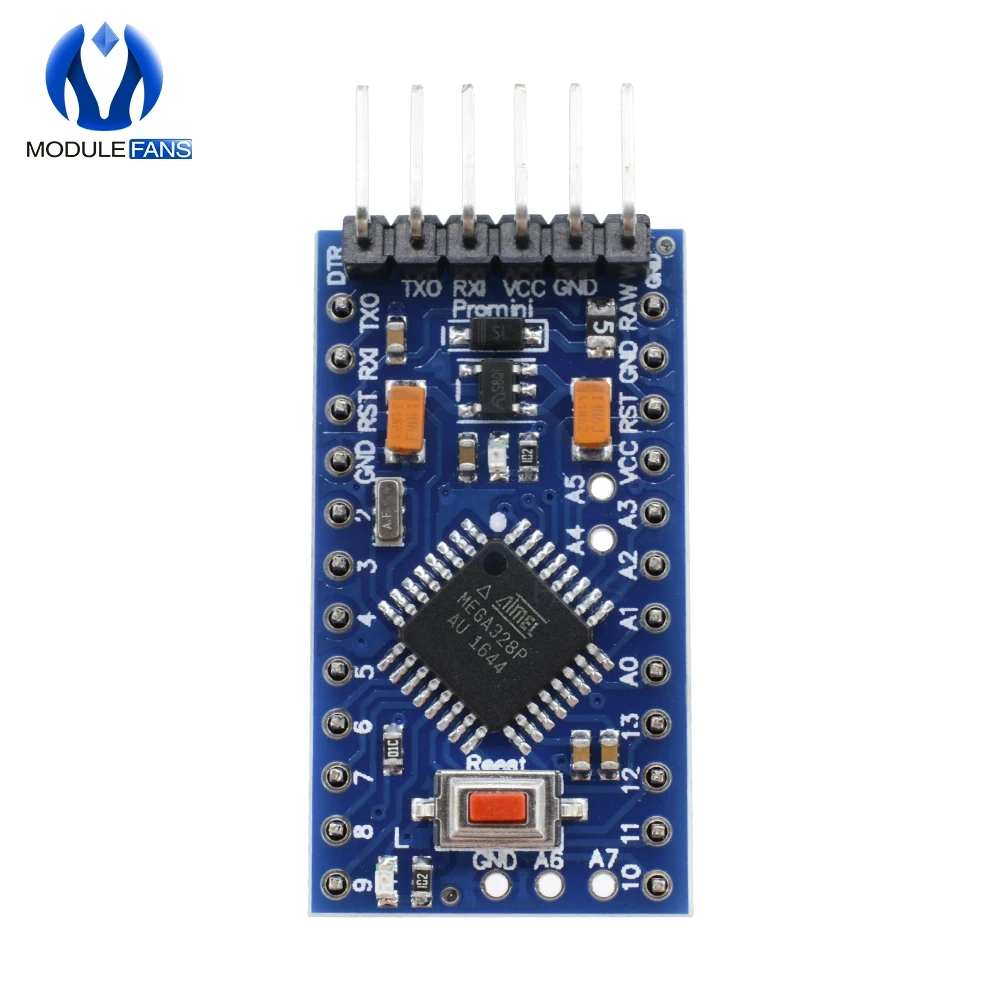 5 шт. новый Pro Mini Atmega328 3 В 8 МГц ATmega128 для Arduino совместимый с Nano модуль ATMEGA328P AU|mini