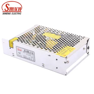 SMUN S-60-12 100-240VAC to 12V 5A 60W Switching Power Supply for CCTV camera and Security System