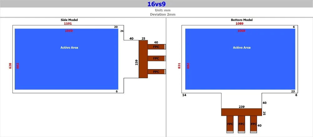 48 дюймовая емкостная Интерактивная прозрачная нано сенсорная пленка из фольги