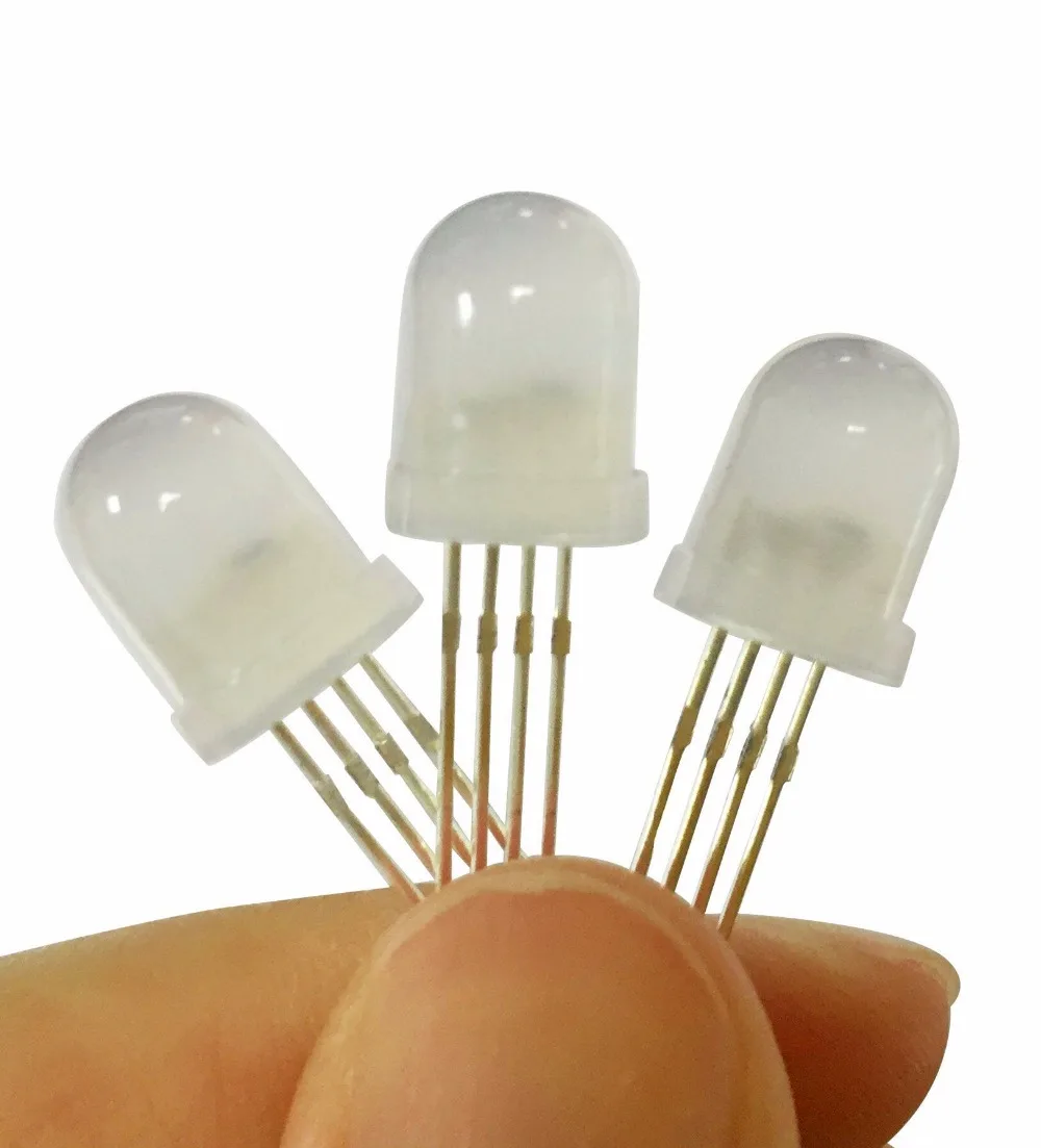 WS2812D Светодиоды RGB WS2811 8 мм Полноцветные Со встроенной микросхемой WS2811|led rgb dimmer|led