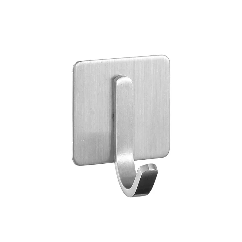 5 PCS 304 Stainless Steel Self Adhesive Hooks Kitchen Bathroom Shower Hanger for Towel Key and Kitchenware | Обустройство дома