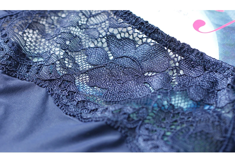 Lilymoda женское удобное нижнее белье с цветочной вышивкой, кружевные трусики, женское сексуальное нижнее белье, Короткие трусы из дышащей ткани