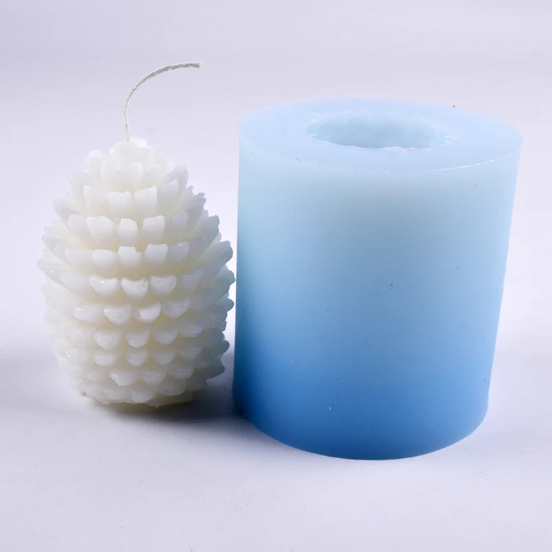 Силиконовая форма для свечей в форме соснового ореха DIY мыло ручной работы