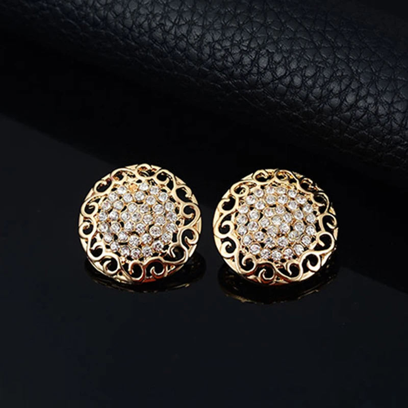 Торжественное роскошное свадебное ожерелье s Ювелирные наборы Золотое колье с