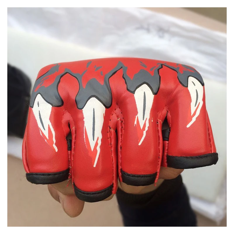 Бокс Перчатки Половина Finger рукавицы Санда Boxeo Ultimate Fighting Championship hongdolph для бокса