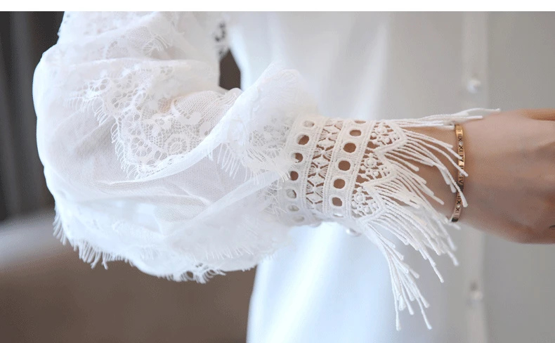 С длинными рукавами однотонная шифоновая блузка для женщин рубашки мальчиков