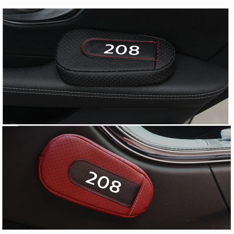 Автомобильный Стайлинг для Peugeot 208 мягкая и удобная подставка ног подушка ручки