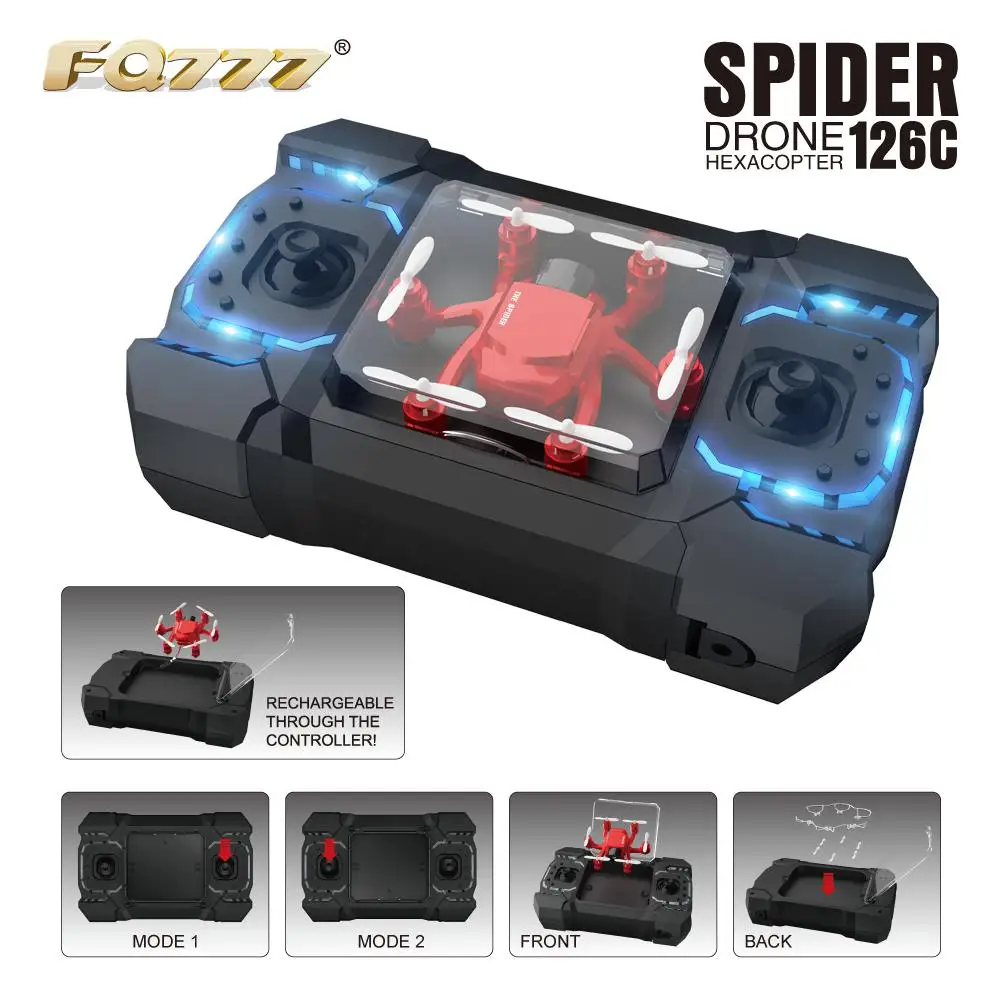 126C RC Mini Done с камерой 2MP 4CH 6-осевые Дроны HD вертолет мини Безголовый режим