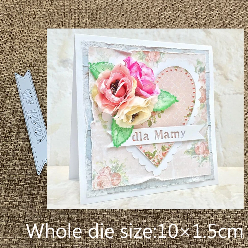 Скрапбукинговые штампы XLDesign для резки металла высечки волнистых баннеров