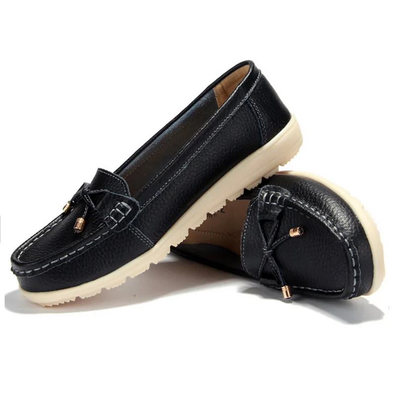 2016 новые летние женские туфли из натуральной кожи на плоской подошве