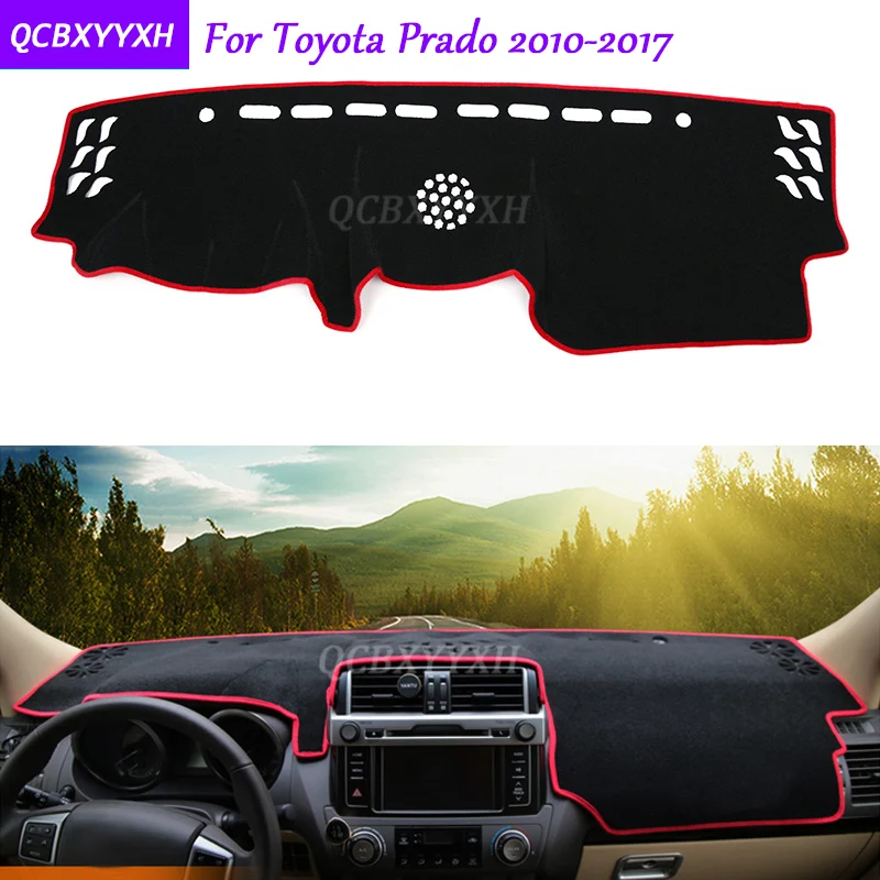 Коврик для приборной панели Toyota Prado 2010 2017 защитный коврик интерьера Photophobism