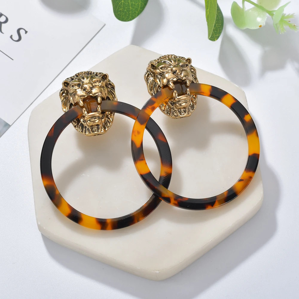 MESTILO богемные Модные женские массивные ювелирные изделия Леопардовый принт