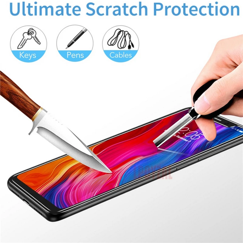 3D полное покрытие закаленное стекло для Xiaomi Mi 8 Lite SE 6 9H Защита экрана Mix 2 3 A1 A2 5S Plus