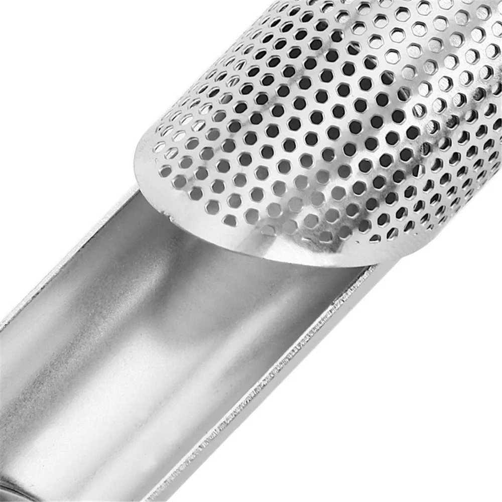 Stainless steel silver pipe teapot tea infuser strainer long handled tablespoon teaspoons mesh spoon filter infusers | Дом и сад