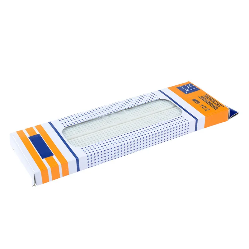 MB102 White MB102 Прототип Макет для DIY KIT MB-102 печатная плата макет плата 830 отверстия пайки универсальный белый/прозрачный - Цвет: MB102 White