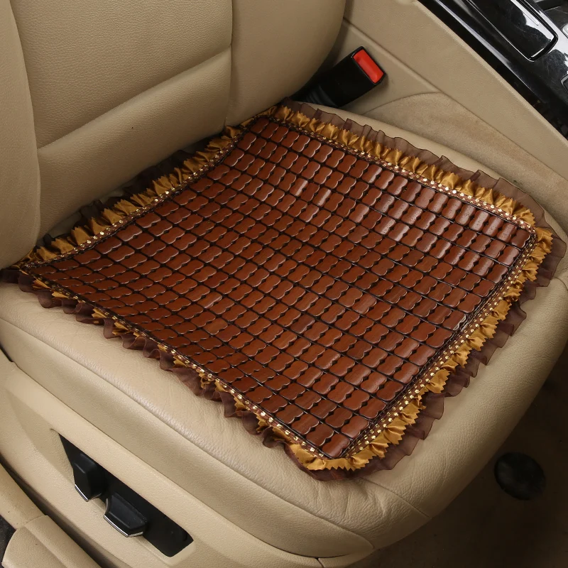 Car single front  bamboo cushion, single back seat, square mat, mahjong mat, single cushion, general summer mattress free.