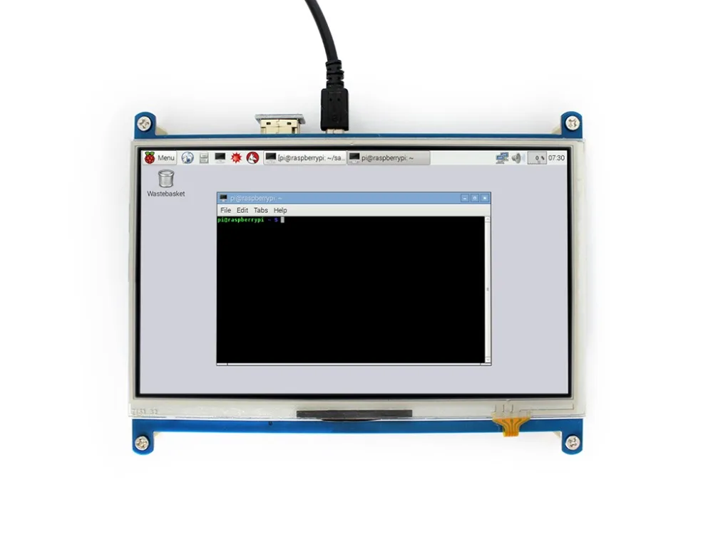 Waveshare 7 &quotHDMI LCD 1024*600 резистивный сенсорный экран IPS для Raspberry Pi HDMI/SPI интерфейс