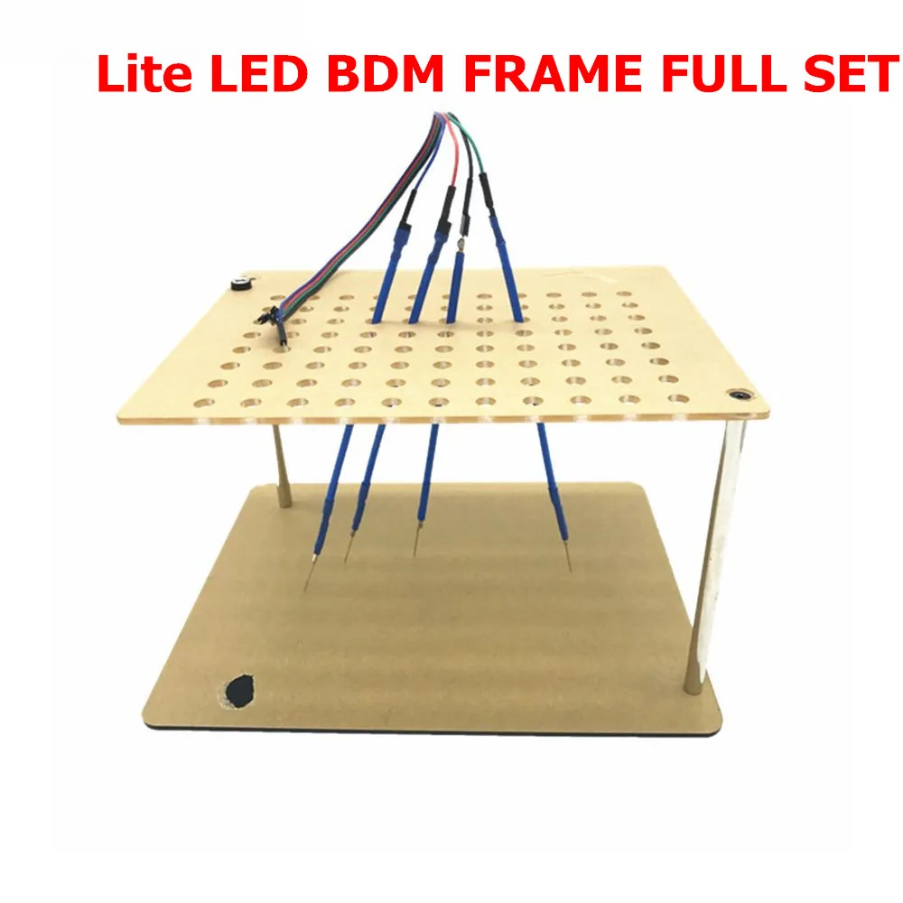 BDM FRAME FULL SET Новейший релиз Lite светодиодный программатор BDM может работать идеально с KESS/KTAG/KTM100/FGTECH/BDM100.. ECM чип-чип инструменты настройки - Цвет: BDM FRAME FULL SET