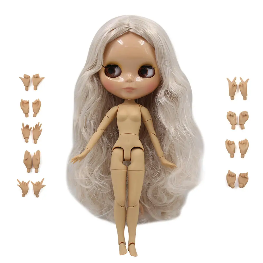 tan skin Ледяная фабрика Blyth кукла шарнир тело DIY игрушки BJD 30 см 1/6 модные куклы девочка подарок Специальное предложение на продажу - Цвет: tan skin