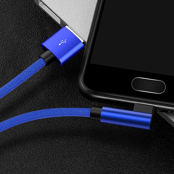 Blue EECPT Micro USB кабель 3A Быстрая зарядка кабель для передачи данных Microusb кабель для зарядки мобильного телефона для Android samsung S7 S6 Xiaomi Honor шнур - Цвет: Blue