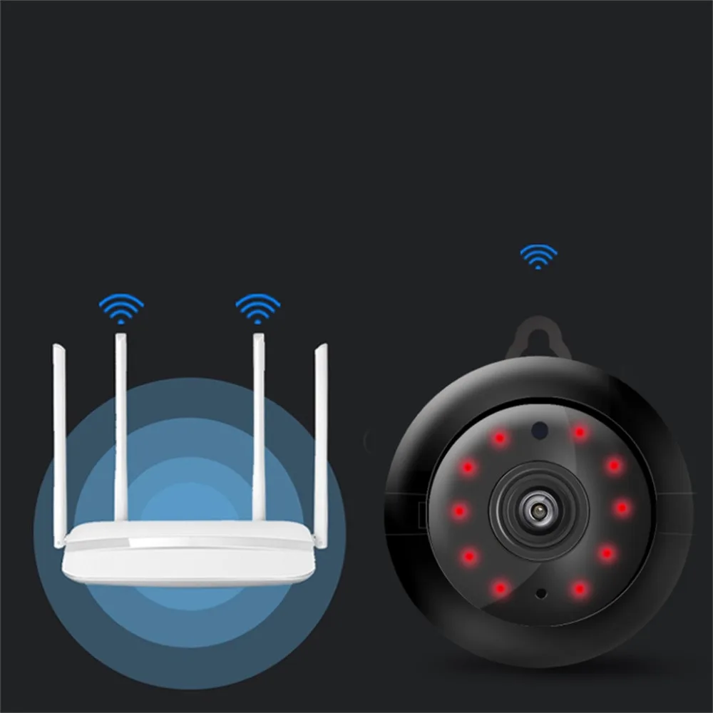 Мини wifi/IP камера Беспроводной Wi-Fi HD 720P Скрытая домашняя Камера Безопасности ИК ночного видения мини камера 40AP22
