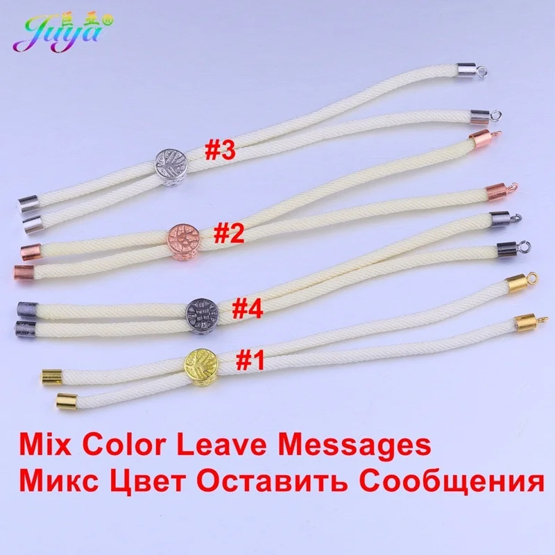 Mix Color Beige Juya, 6 цветов, макраме, шнур, нить, веревка, цепь, дерево жизни, слайдер, бусины, регулируемые цепи для женщин, очаровательные браслеты, изготовление - Цвет: Mix Color Beige