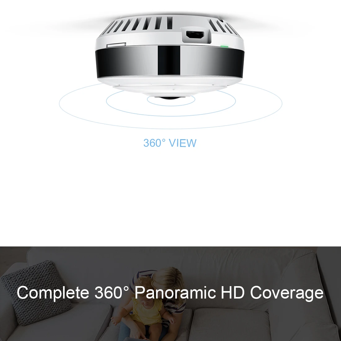 FREDI IP камера 360 градусов панорамная рыбий глаз беспроводная WiFi камера 960P HD 1.3MP CCTV камера безопасности 10 м инфракрасное ночное видение