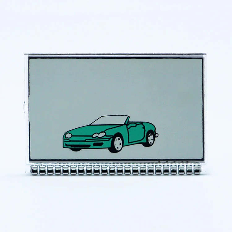 ЖК дисплей для русской двухсторонней автомобильной сигнализации пульт