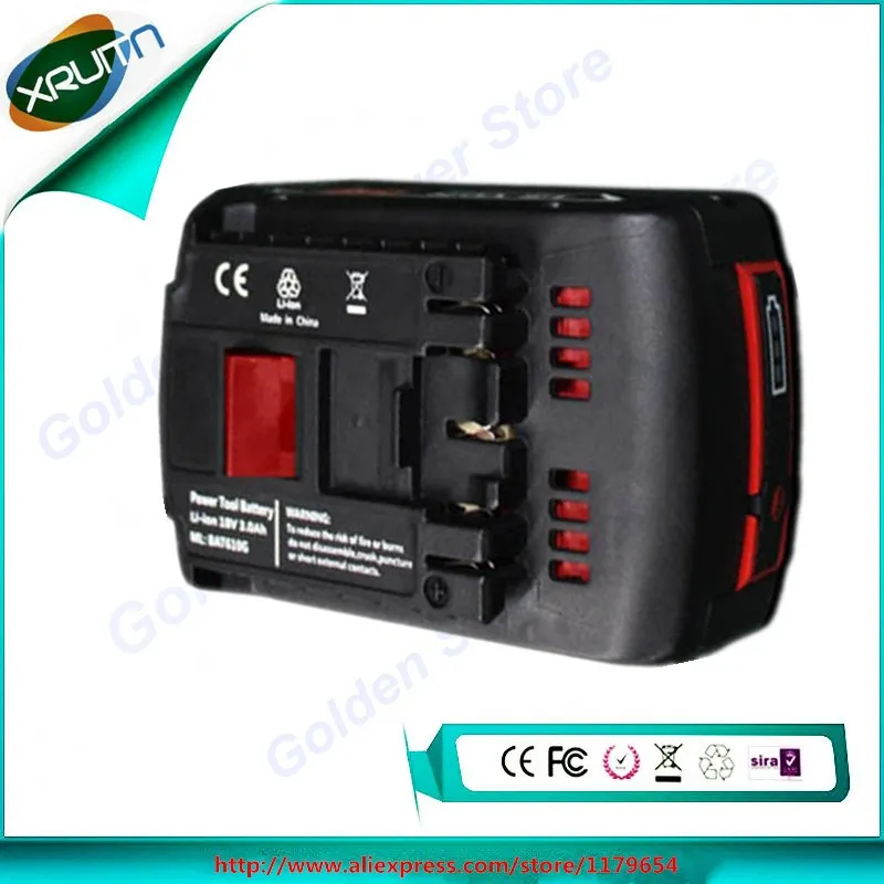 XRUITN 18V 4. 0Ah/4000mAh аккумуляторная батарея Аккумуляторный Инструмент Аккумуляторная