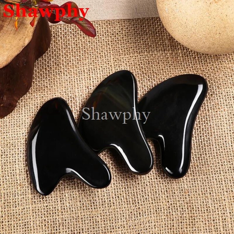 Гуаша-доска Скребок Красота Акупунктурные линии Лицо Глаза Скребение Гуаша СПА Массажный инструмент Китайские инструменты Для здоровья тела