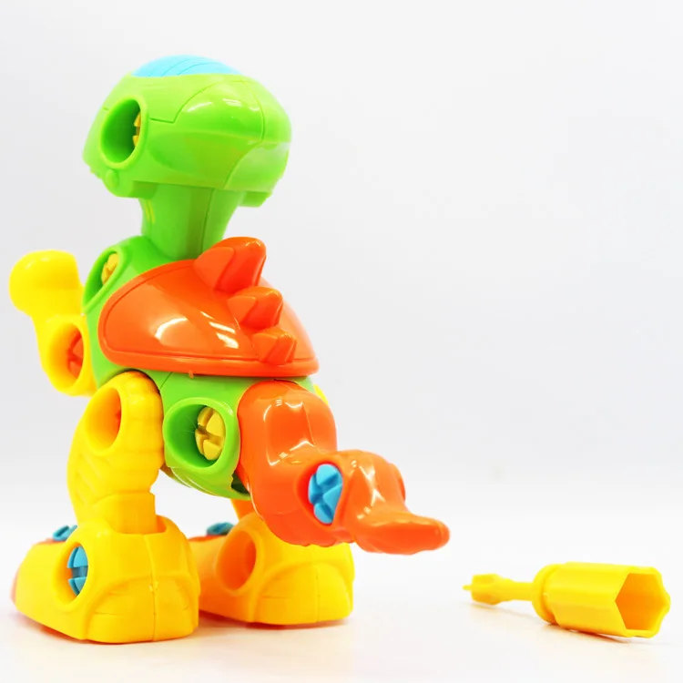 DIY Пластиковые раннее образование съемные Животные Динозавр мини детские
