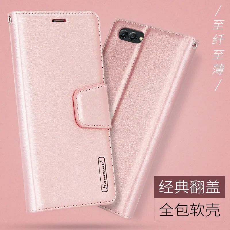 Hanman флип чехол для huawei Honor V10 Бумажник кожаный BKL AL00 мобильного телефона